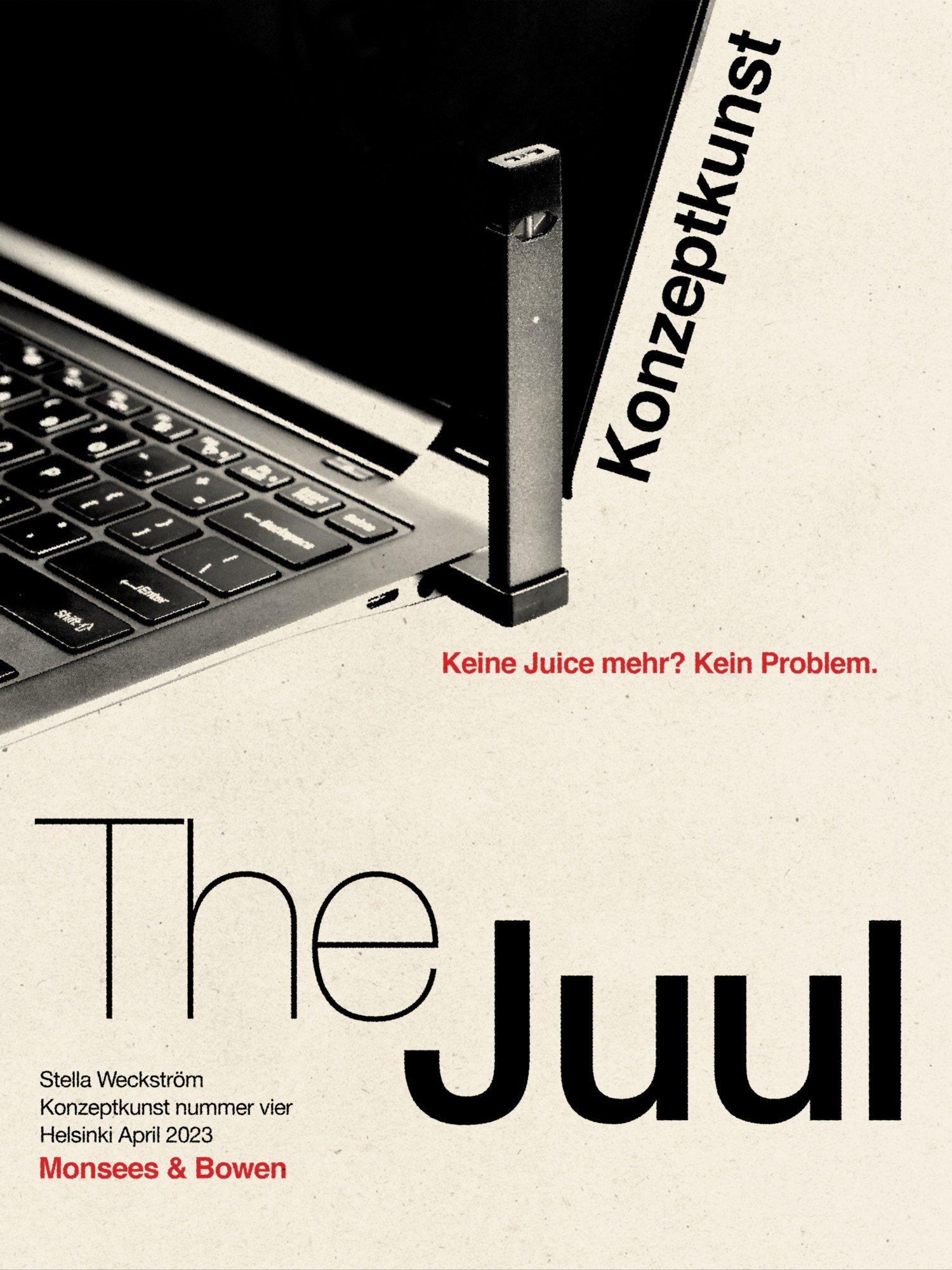 The Juul poster, thesis on 20th-century design movements