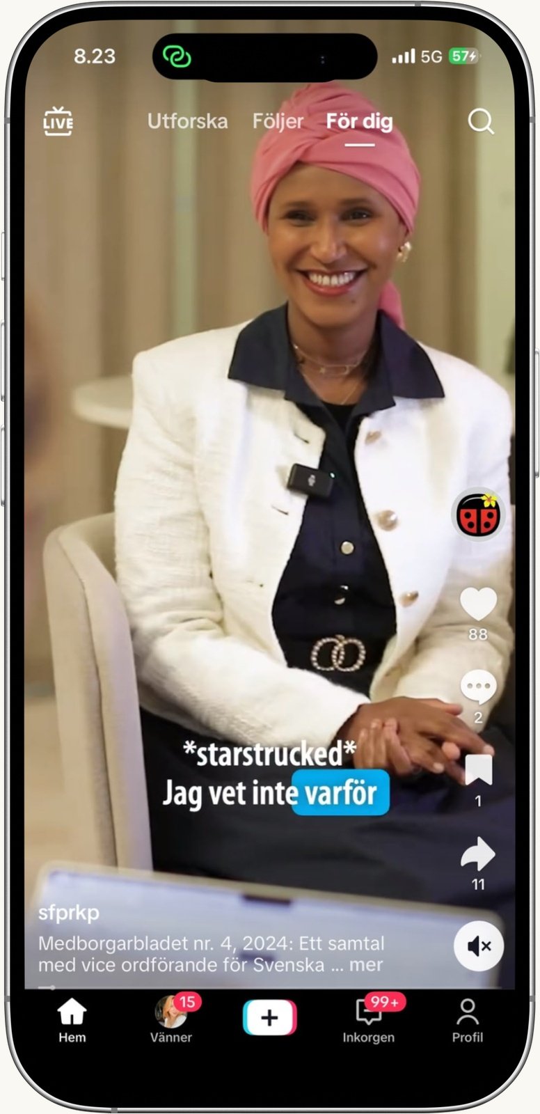 Starstrucked, conversation with the vice chair